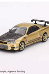 Mini GT 1:64 Nissan GT-R R34 Top Secret Top Secret Gold Japan Exclusive #676