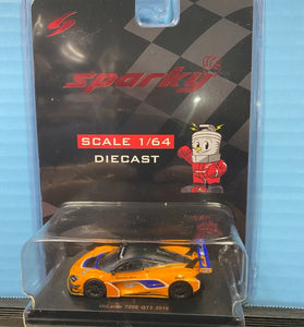 Spark 1/64 Orange McLaren 720s Gt3 2019 #03 Richard Mille Livery
