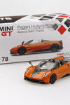 Mini GT 1:64 Pagani Huayra Roadster Arancio Saint Tropez (Orange) #78