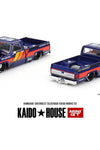 KAIDO HOUSE V1 BLUE SILVERADO 1/64 DIECAST KHMG099