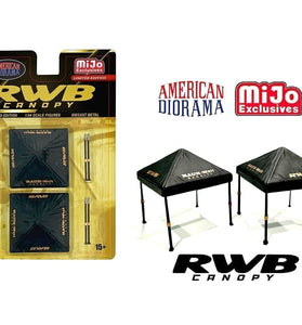 American Diorama 1:64 Canopy RWB – Black – Mijo Exclusives