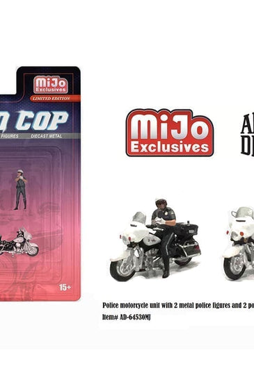 American Diorama 1:64 Figures Speed Cop Police Motorcycles – MiJo Exclusives Limited