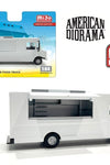 American Diorama 1:64 Food Truck Plain White Truck – MiJo Exclusives