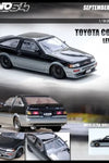 INNO64 1:64 Toyota Corolla AE86 Levin (Black/Gray)