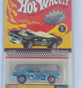HOT WHEELS RLC NEO CLASSICS BLUE '67 CAMARO