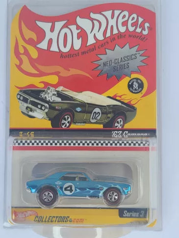 HOT WHEELS RLC NEO CLASSICS BLUE '67 CAMARO