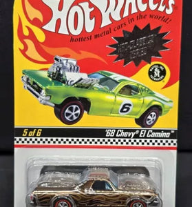 HOT WHEELS RLC NEO CLASSICS BROWN '68 CHEVY EL CAMINO