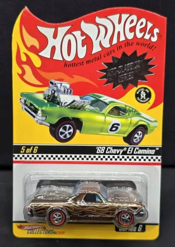 HOT WHEELS RLC NEO CLASSICS BROWN '68 CHEVY EL CAMINO