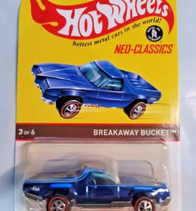 HOT WHEELS RLC NEO CLASSICS BLUE BREAKAWAY BUCKET