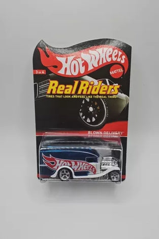 HOT WHEELS RLC REAL RIDERS BLUE BLOWN DELIVERY