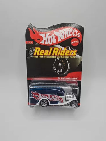 HOT WHEELS RLC REAL RIDERS BLUE BLOWN DELIVERY