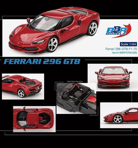 BBR Models 1:64 Ferrari 296 GTB – Rosso Imola – Limited Edition