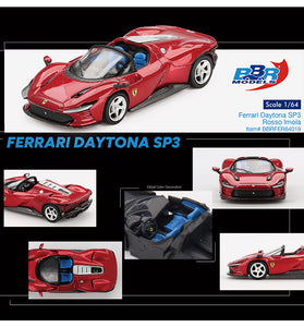 BBR Models 1:64 Ferrari Daytona SP3 – Rosso Imola – Limited Edition