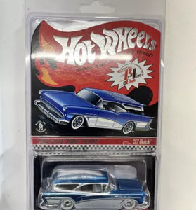 HOT WHEELS RLC BLUE '57 BUICK WAGON