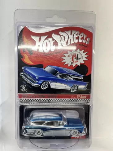 HOT WHEELS RLC BLUE '57 BUICK WAGON