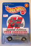 HOT WHEELS CORVETTE CENTRAL BLUE 1958 CORVETTE w/RR's