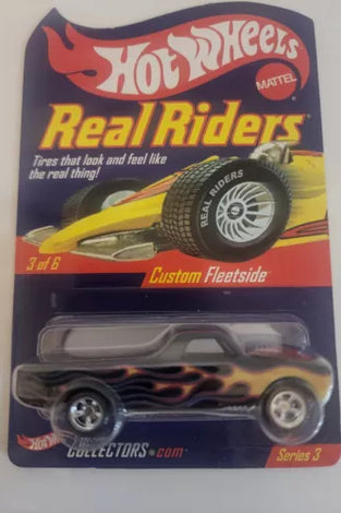 HOT WHEELS RLC REAL RIDERS BLACK CUSTOM FLEETSIDE