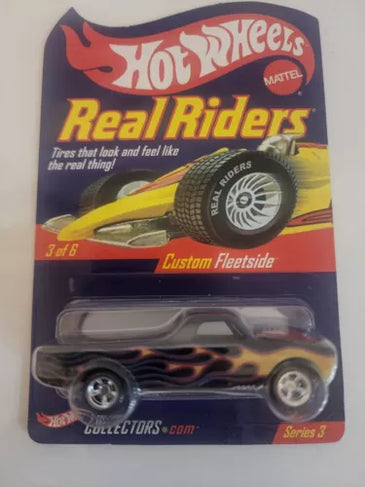 HOT WHEELS RLC REAL RIDERS BLACK CUSTOM FLEETSIDE