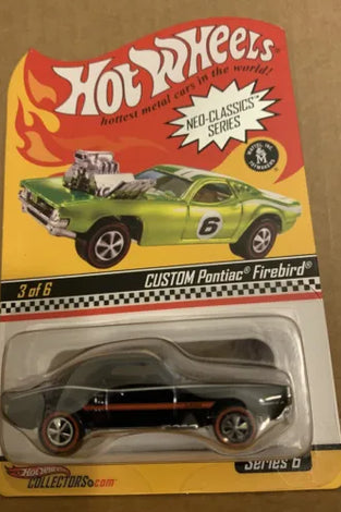 HOT WHEELS RLC NEO CLASSICS BLACK CUSTOM PONTIAC FIREBIRD