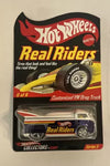 HOT WHEELS RLC REAL RIDERS BLUE CUSTOMIZED VW DRAG TRUCK