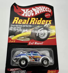HOT WHEELS RLC REAL RIDERS BLUE EVIL WEEVIL