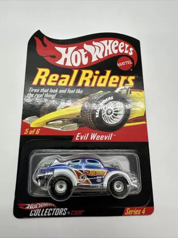 HOT WHEELS RLC REAL RIDERS BLUE EVIL WEEVIL