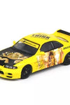 Inno64 1/64 YELLOW Nissan Skyline GT-R R33 BRUCE LEE