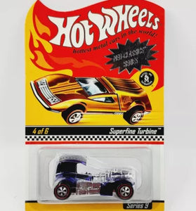 HOT WHEELS RLC NEO CLASSICS BLUE SUPERFINE TURBINE