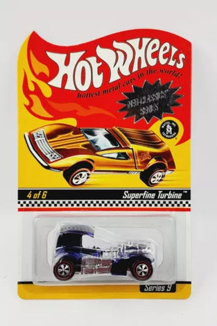 HOT WHEELS RLC NEO CLASSICS BLUE SUPERFINE TURBINE