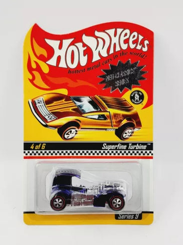 HOT WHEELS RLC NEO CLASSICS BLUE SUPERFINE TURBINE