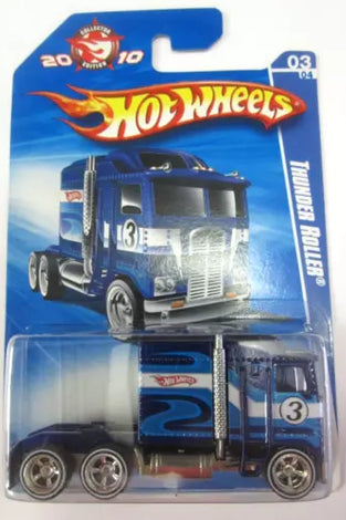2010 HOT WHEELS COLLECTOR EDITION RED BLUE THUNDER ROLLER w/RR'S