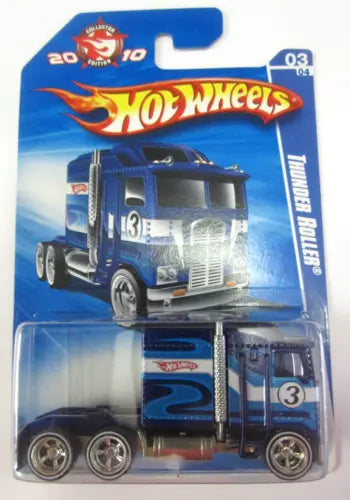 2010 HOT WHEELS COLLECTOR EDITION RED BLUE THUNDER ROLLER w/RR'S