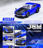 Inno64 Nissan Fairlady Z S30 Blue with Carbon HOOD