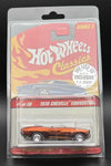 HOT WHEELS CLASSICS 2006 COMIC CON ORANGE 1970 CHEVELLE CONVERTIBLE w/RR'S