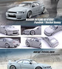 INNO 64 NISSAN SKYLINE GT-R (R33) "Pandem / Rocket Bunny" MATTE Cement Grey