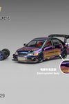 CM Model 1:64 Mitsubishi Lancer Evolution IX Widebody – Chrome Purple