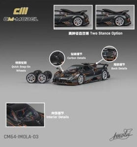 CM Model 1:64 Pagani Imola – Metallic Grey