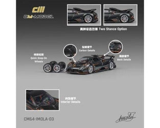 CM Model 1:64 Pagani Imola – Metallic Grey