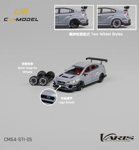 CM Model 1:64 Subaru STI Varis Widebody 1.0 – Gray
