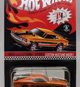 HOT WHEELS RLC ORANGE CUSTOM MUSTANG MACH 1