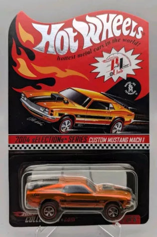 HOT WHEELS RLC ORANGE CUSTOM MUSTANG MACH 1
