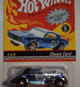 HOT WHEELS RLC NEO CLASSICS BLUE CLASSIC CORD
