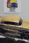 Hot Wheels Larry's Garage CHASE Gold '57 Chevy Bel Air w/Real Riders