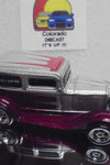 Hot Wheels Larry's Garage CHASE  Silver '34 Ford Sedan w/Real Riders