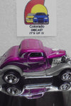 Hot Wheels Larry's Garage Chase Pink 3-Window '34 Ford w/Real Riders