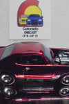 Hot Wheels Garage Red Chrome '70 Chevy Chevelle SS w/Real Riders