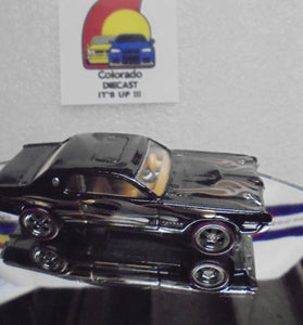 Hot Wheels Larry's Garage CHASE Metal Flake Black '68 Mercury Cougar w/Real Riders