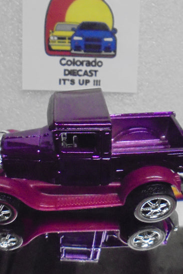 Hot Wheels Classics CHASE Purple '29 Ford Pickup w/Real Riders