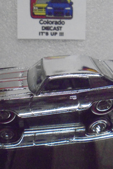 Hot Wheels Classics CHASE Chrome '70 Monte Carlo w/Real Riders