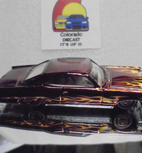 Hot Wheels Classics CHASE Orange w/Flames '65 Pontiac Bonneville w/Real Riders